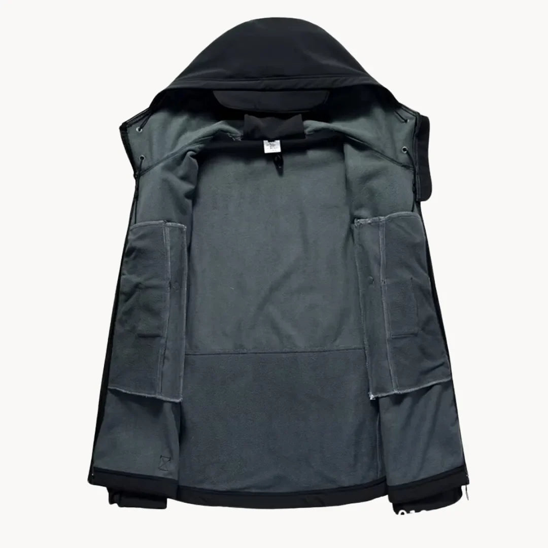 Hugo | Waterproof Jacket with Hood and Zip Pockets