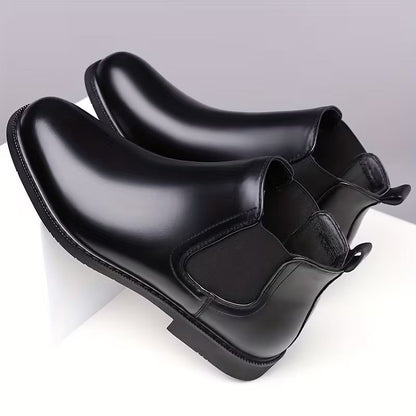 High boots with weather-resistant upper