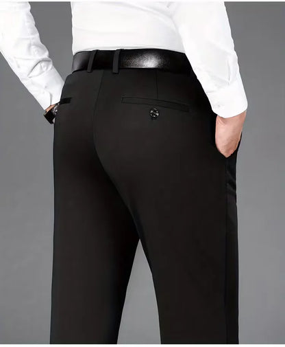 Business Trousers with Straight Legs