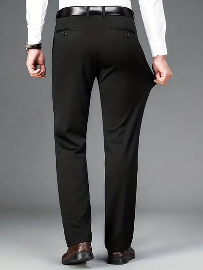Business Trousers with Straight Legs