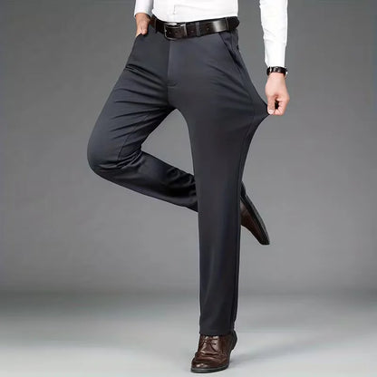 Business Trousers with Straight Legs