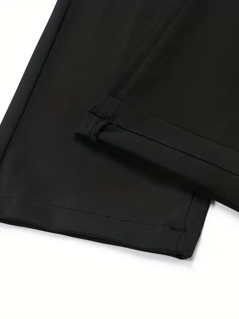 Business Trousers with Straight Legs