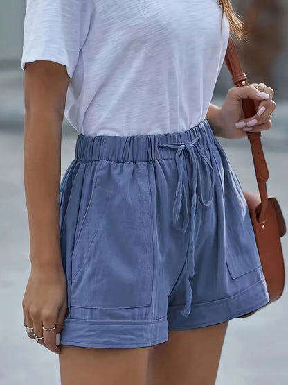 Shorts with Elastic Waistband