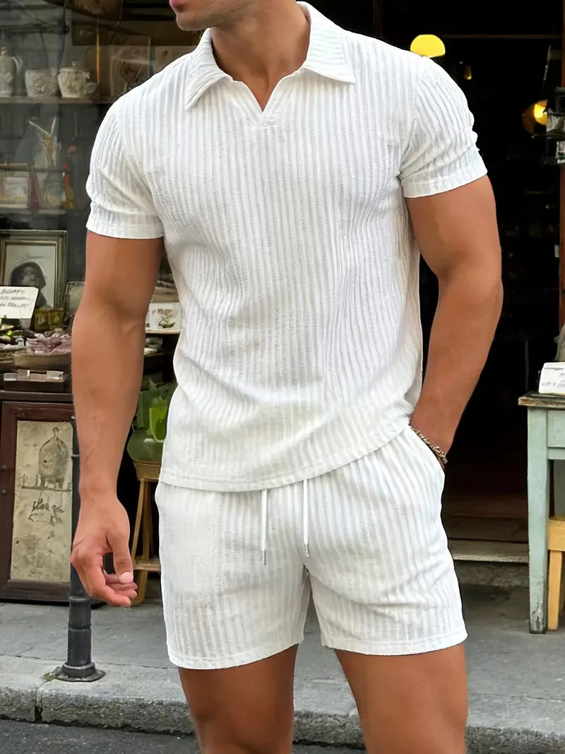 Summer Clothing Set with Polo