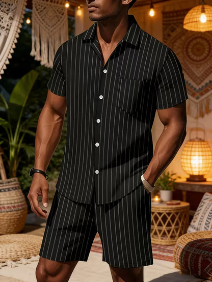 Men's Summer Outfit with Short Sleeves