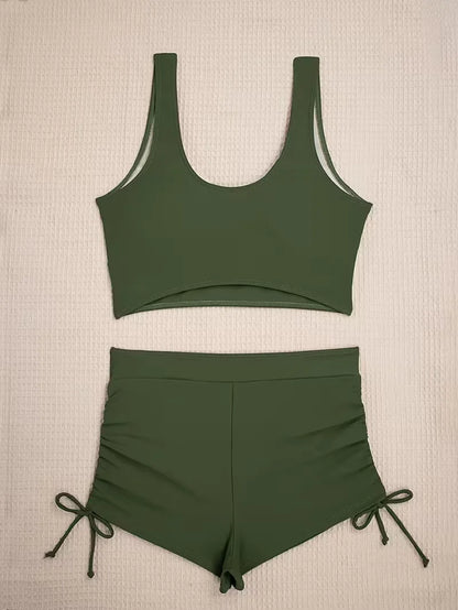Bikini with Criss-Cross Top