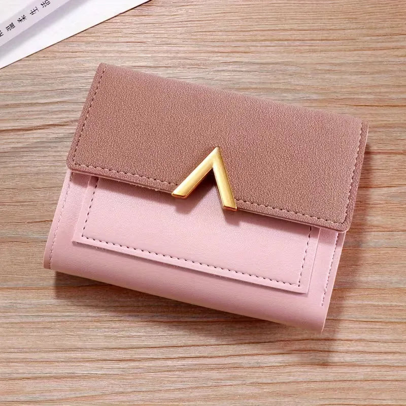 Wallet with V-shaped Closure