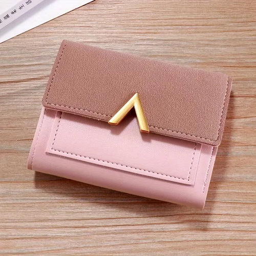 Wallet with V-shaped Closure