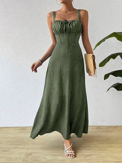 Wrap Dress with Spaghetti Straps