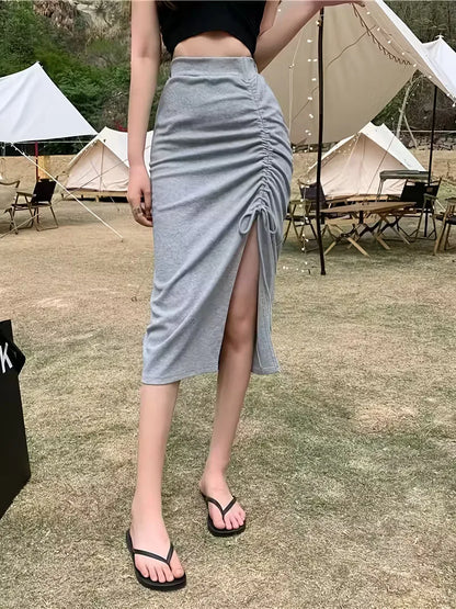 High-Waisted Bodycon Skirt
