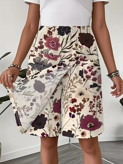 Floral Print Shorts