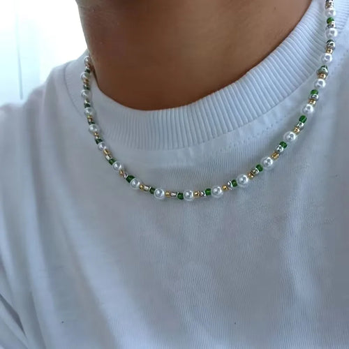 Necklaces with Imitation Pearls