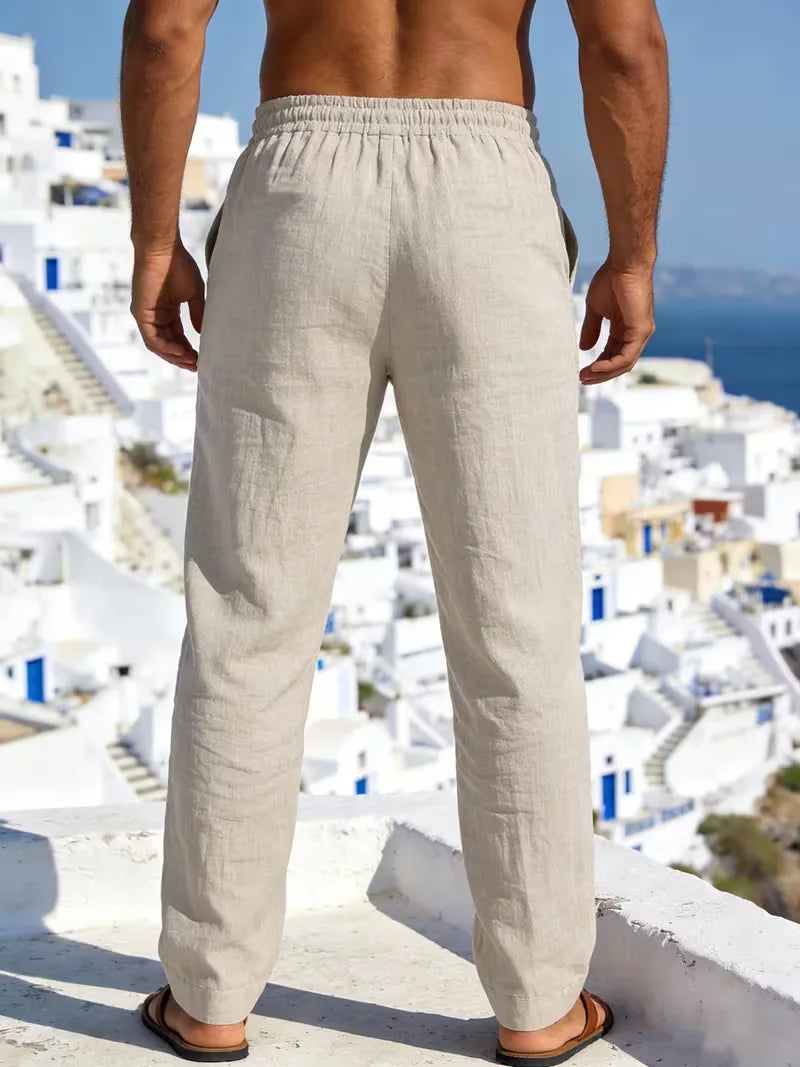 Chinos with Elastic Waist