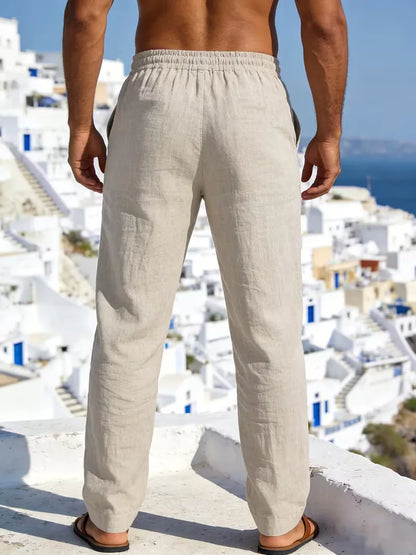 Chinos with Elastic Waist