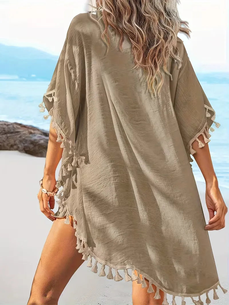 Bohemian Cover-Up with Lace