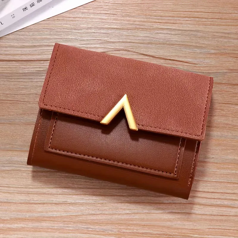 Wallet with V-shaped Closure