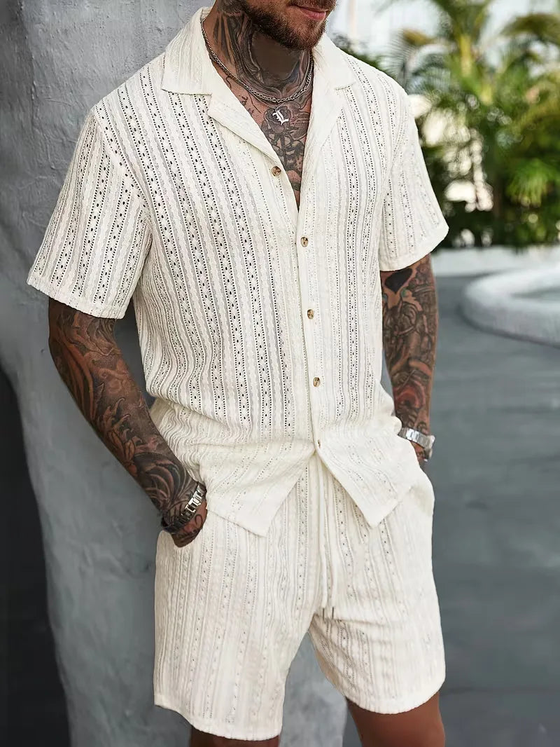 Summer Clothing Set with Short Sleeves