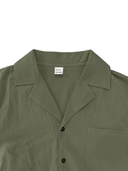 Short Sleeve Shirt with Trousers