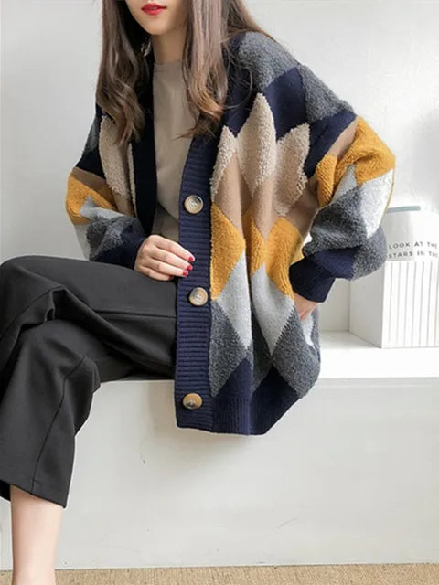 Aleda | Checked Button Vest