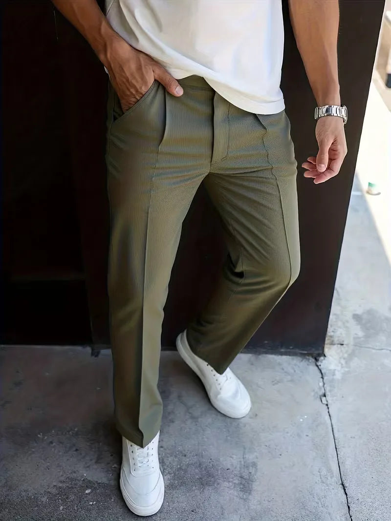 Straight Leg Trousers