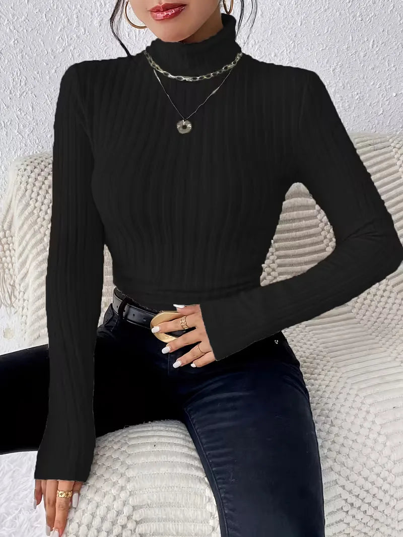 Turtle Neck Jumper with Long Sleeves