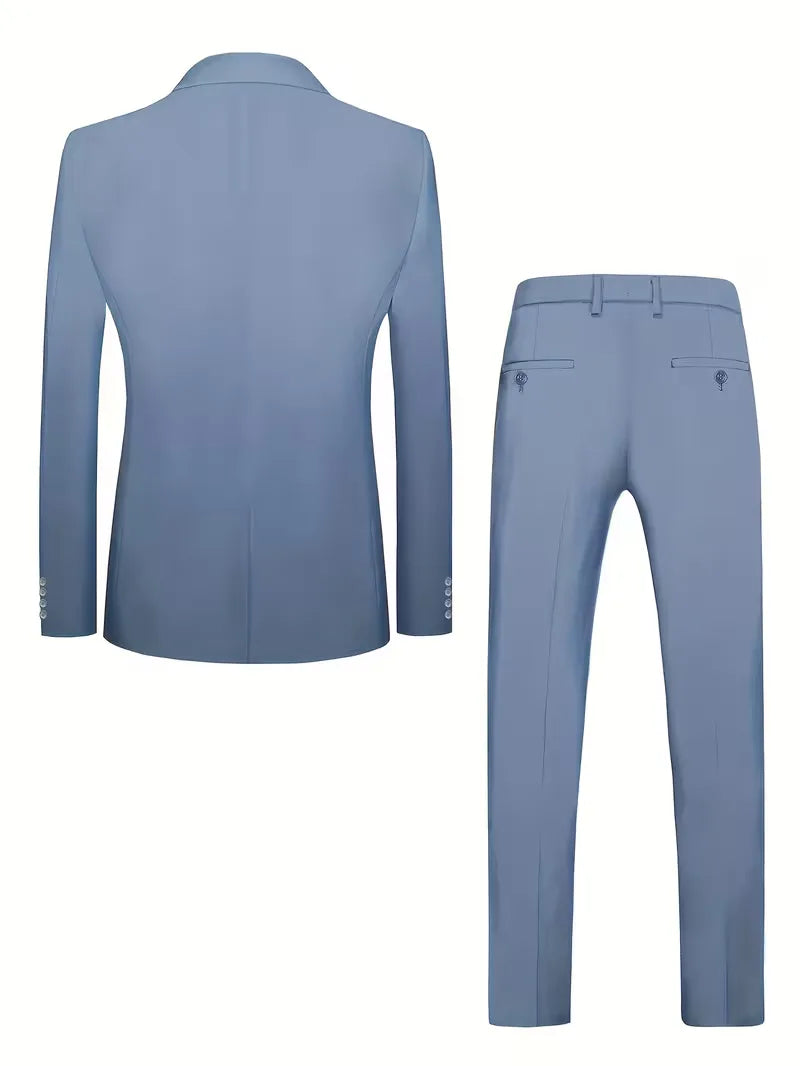Three-Piece Slim Fit Suit