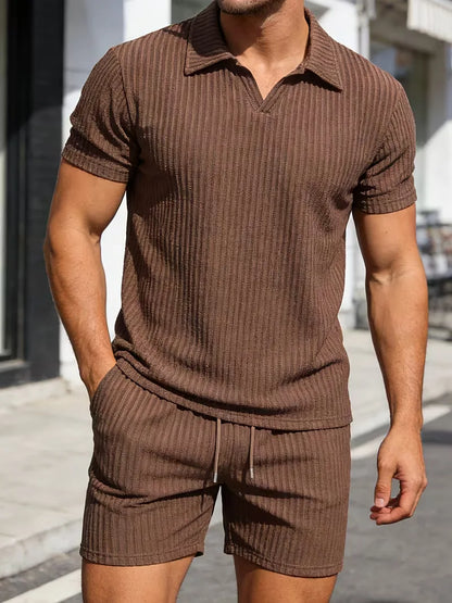 Summer Clothing Set with Polo