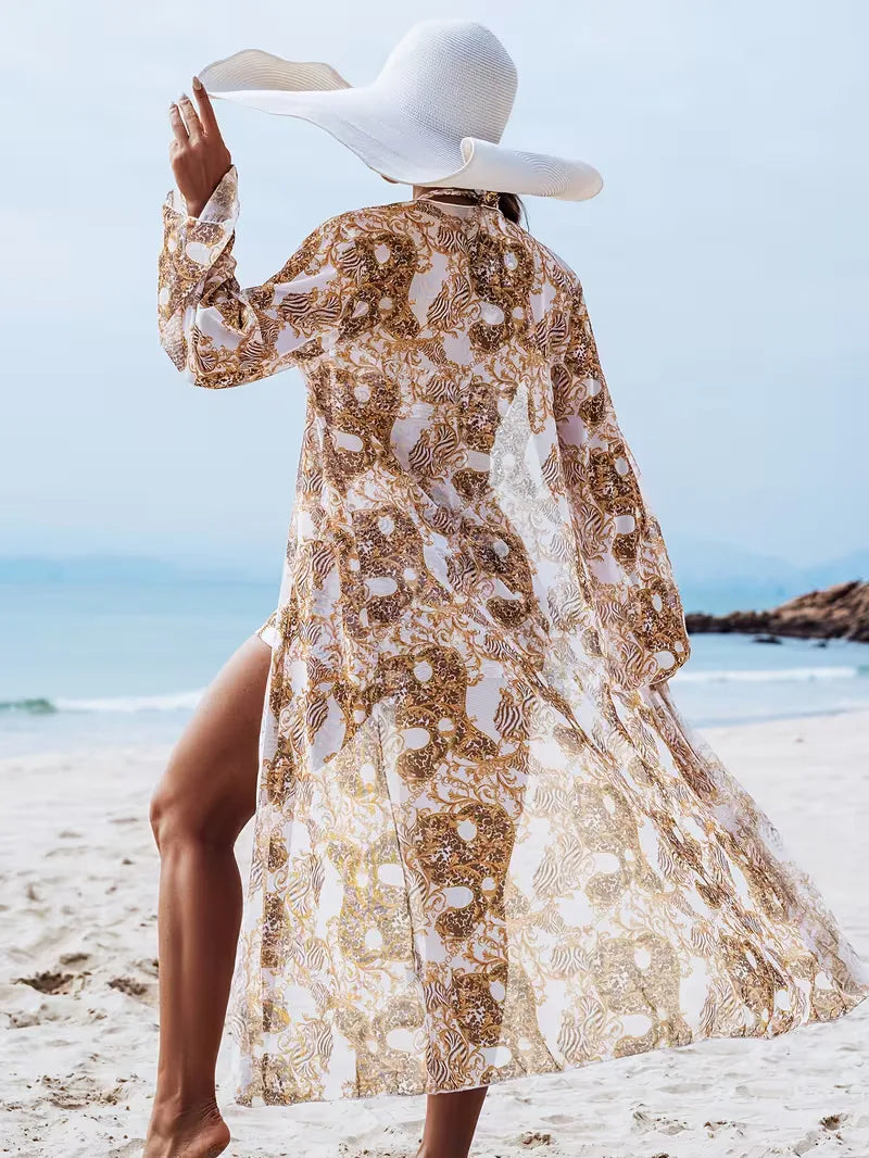 Cover-up with Halter Neck and Shorts