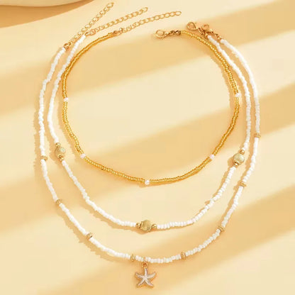Shell and Star Necklace