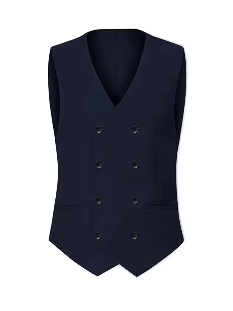 Three-piece suit with slim fit