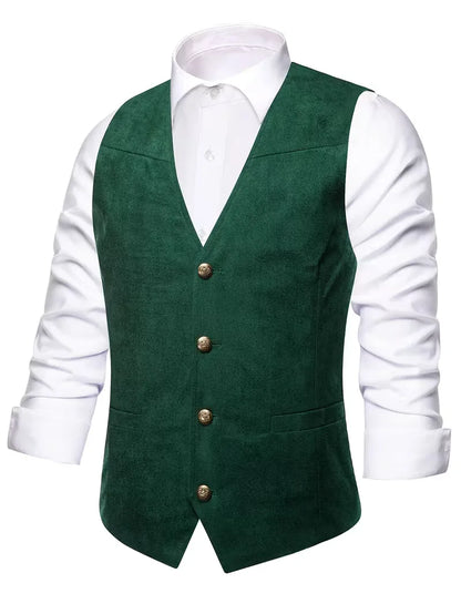 Waistcoat with V-neck and Buttons
