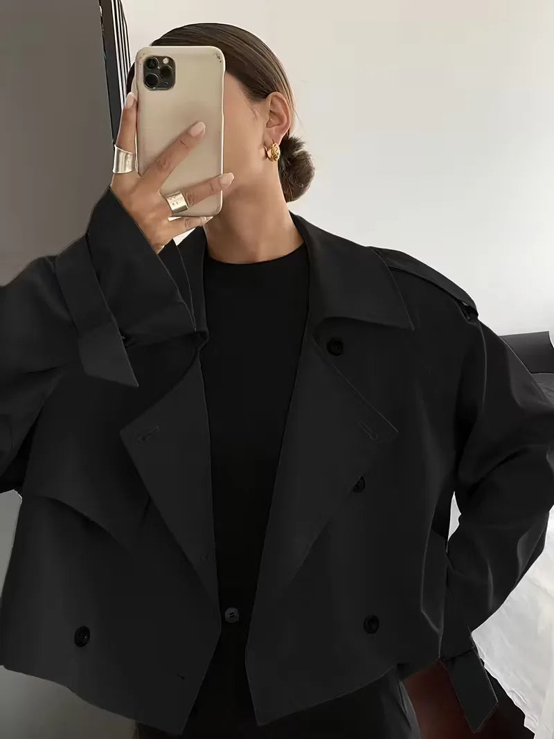 Oversized Fit Trench Coat