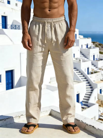 Chinos with Elastic Waist