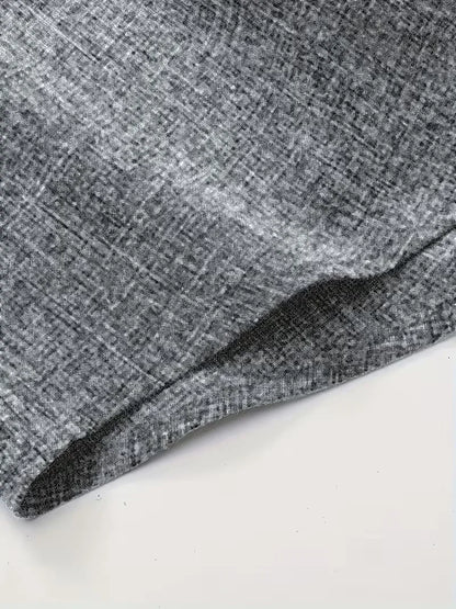 Regular fit short-sleeved shirt with V-neck