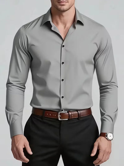 Smart shirts slim fit mandarin collar