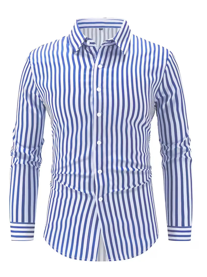 Smart shirts with vertical stripes