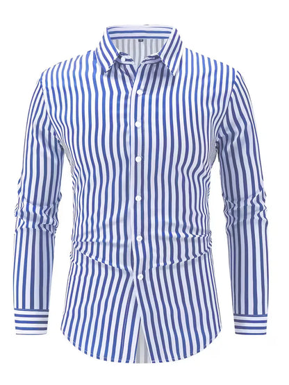 Smart shirts with vertical stripes