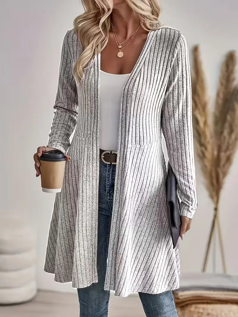 Black cardigan with V-neck