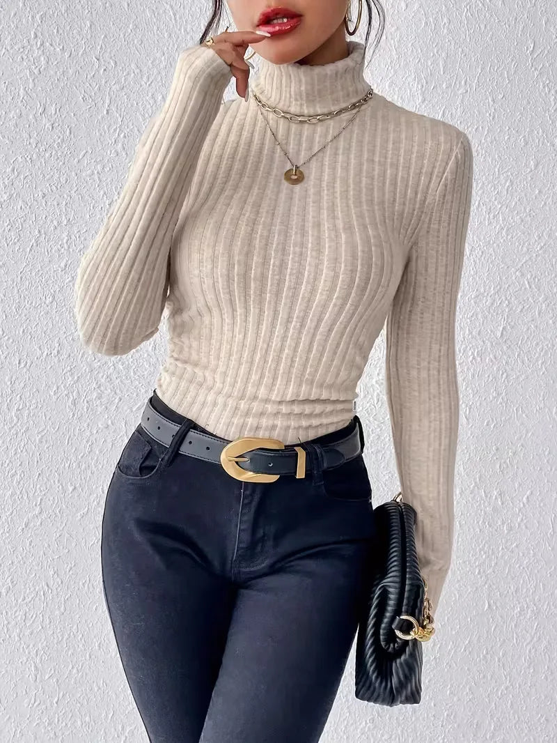 Turtle Neck Jumper with Long Sleeves