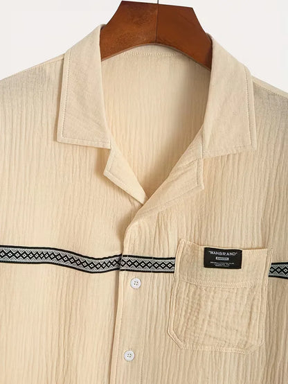 Men's Summer Clothing Set with Short Sleeves