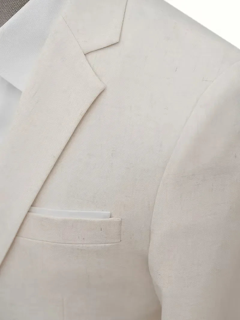 Linen Blazer Slim Fit