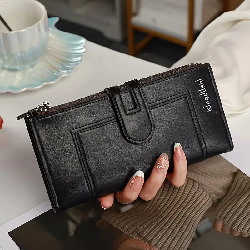 Wallet with Double Zip
