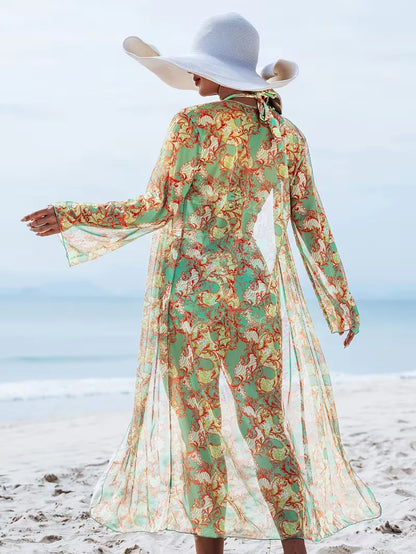 Cover-up with Halter Neck and Shorts