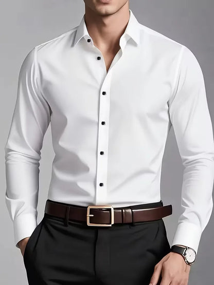 Smart shirts slim fit mandarin collar