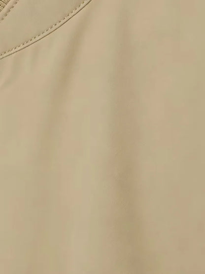 Slim fit trench coat with pocket detail