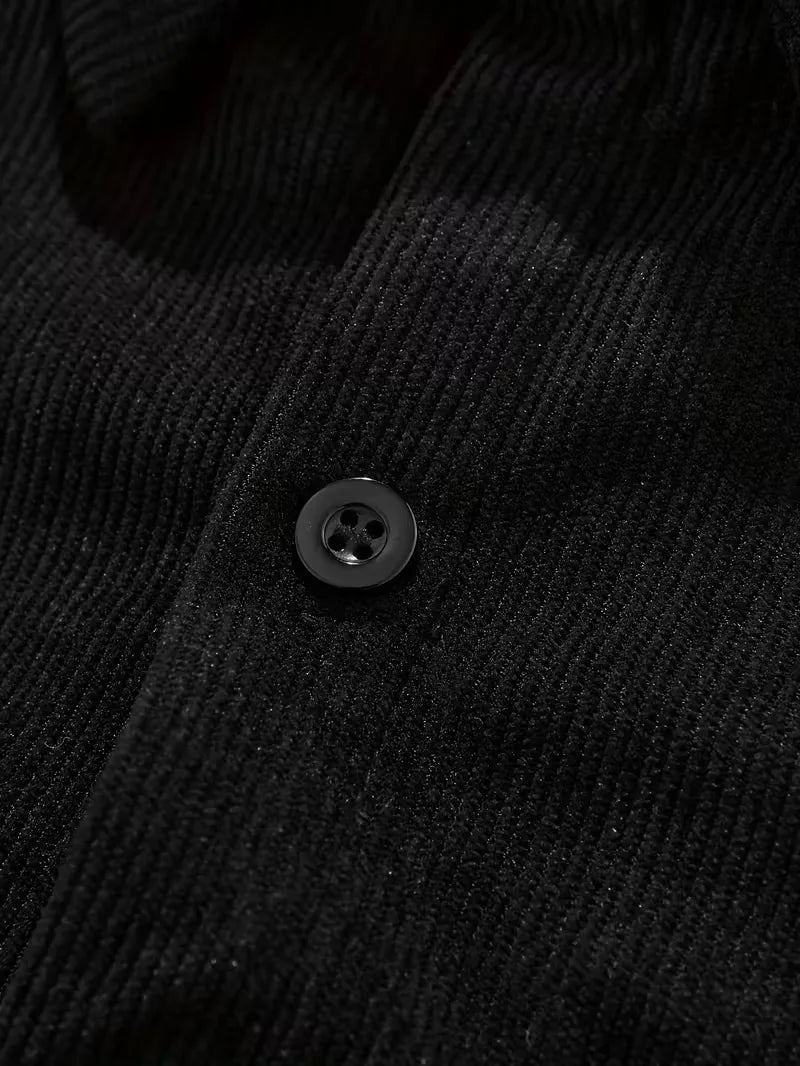 Casual shirt with ribbed texture