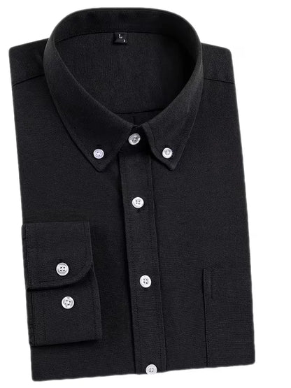 Casual shirt with mandarin collar