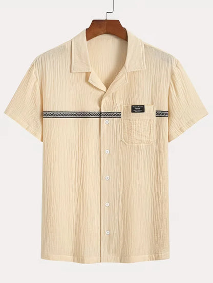 Men's Summer Clothing Set with Short Sleeves