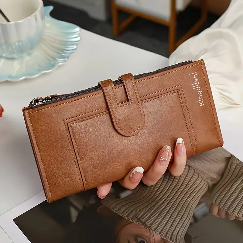 Wallet with Double Zip