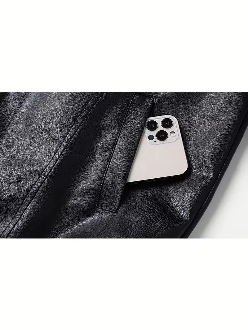 Slim Fit Bomber Jacket with Long Sleeves
